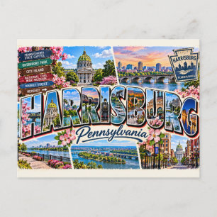 Harrisburg, Pennsylvania Postkarte