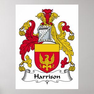 Harrison Familienwappen Poster