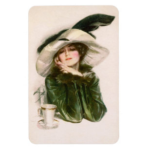 Harrison Fishers "Zufriedenheit" Magnet
