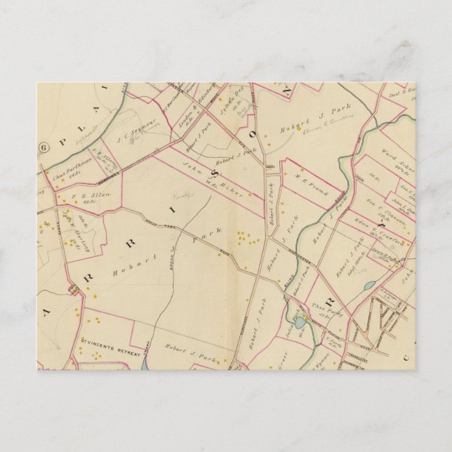 Harrison, Rye, New York Postkarte (Vorderseite)