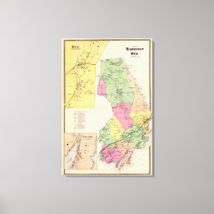 Harrison, Rye-Städte Leinwanddruck