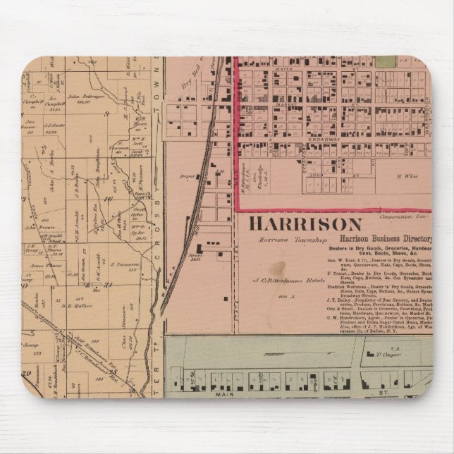 Harrison Township, Ohio Mousepad (Vorne)