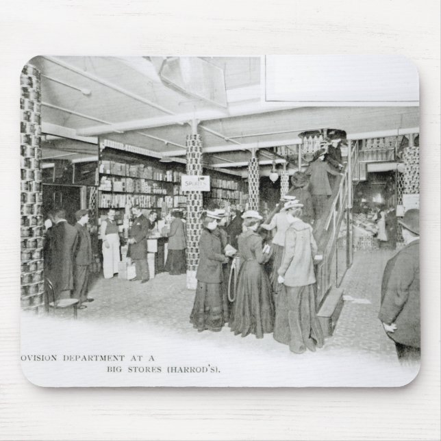 Harrods Bestimmungs-Abteilung, c.1901 Mousepad (Vorne)