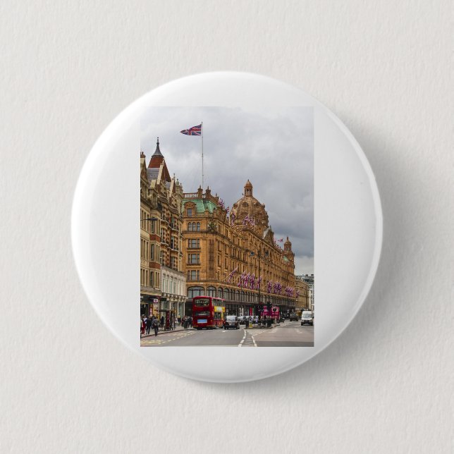 Harrods von Knightsbridge Button (Vorderseite)