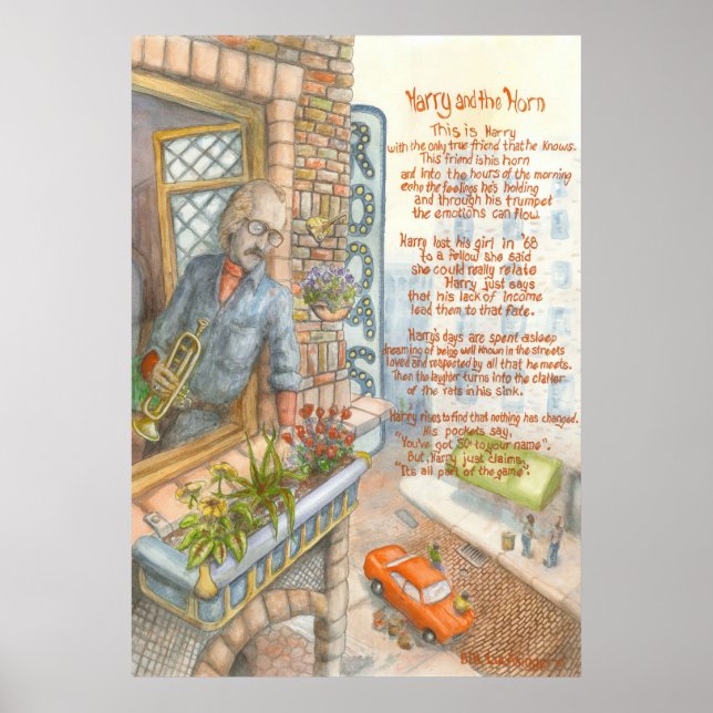 Harry and the Horn - Poster (Vorne)