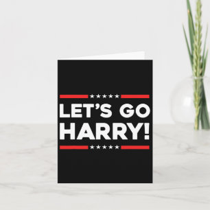 Harry B Funny Kamala Harris Tim W 2024 Let's Go Ha Karte