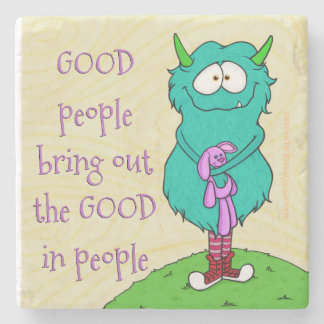 Harry das Monster w/quote, SteinUntersetzer