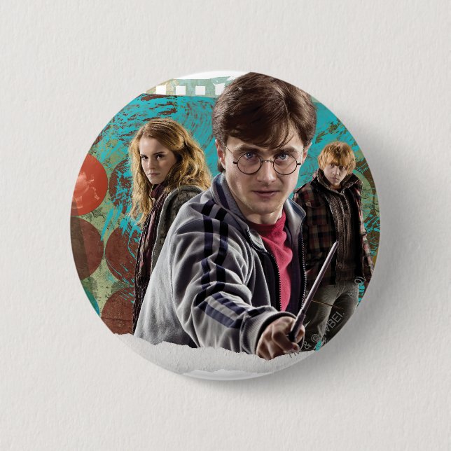 Harry, Hermine und Ron 1 Button (Vorderseite)