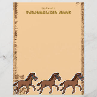 Harry Horse Rustic Unlinated Paper Sheet