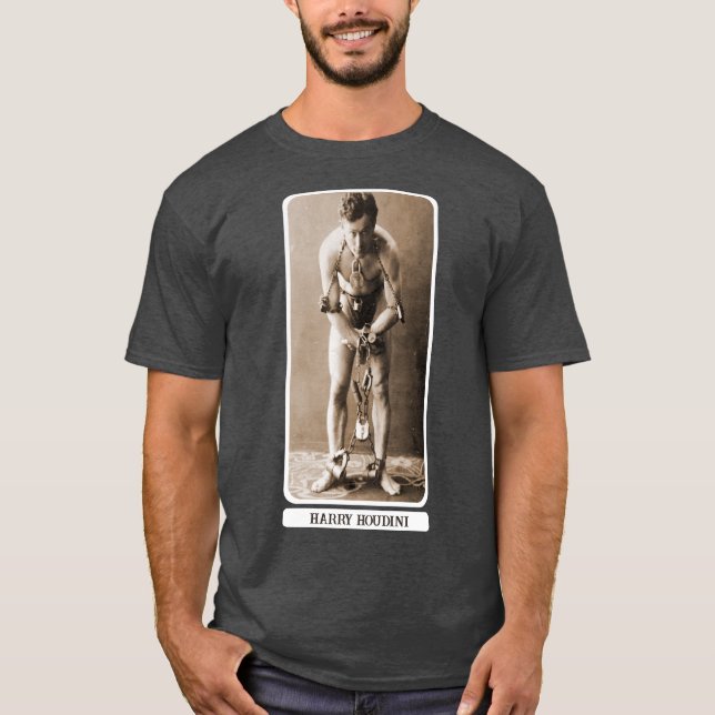 Harry Houdini, 1889 T-Shirt (Vorderseite)