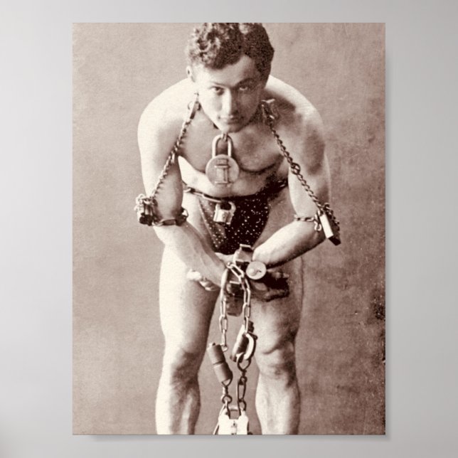 Harry Houdini (c.1899) Poster (Vorne)