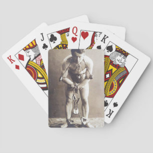 Harry Houdini in Ketten Spielkarten