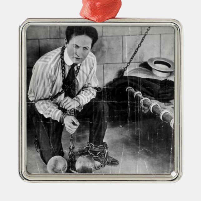 Harry Houdini ungefähr, zum vom Gefängnis zu Silbernes Ornament (Vorne)