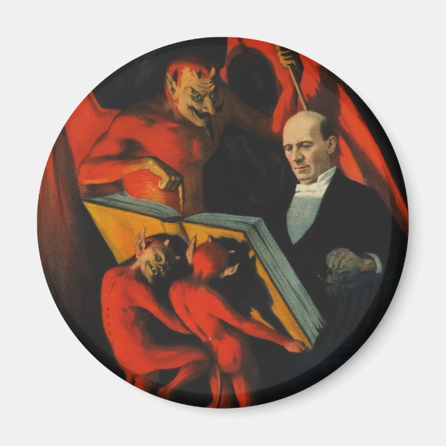 Harry Kellar Poster Magnet (Vorne)