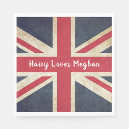 Harry LIEBEN Meghan Royal Wedding Party Napkins Serviette