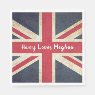 Harry LIEBEN Meghan Royal Wedding Party Napkins Serviette