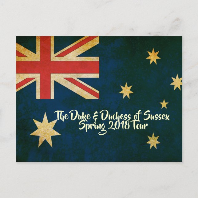 Harry & Meghan Australia 2018 Postcard Postkarte (Vorderseite)