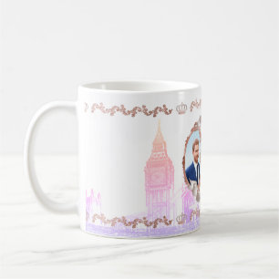 Harry+Meghan Rose Gold/DIY Hintergrundfarbe Kaffeetasse