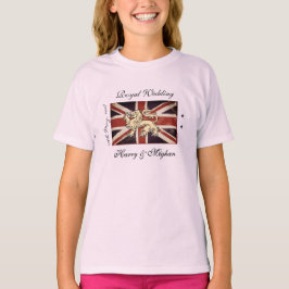 Harry Meghan Royal Wedding Kids T - Shirt