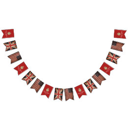 Harry Meghan UK USA Flag Hochzeitsfeier Banner