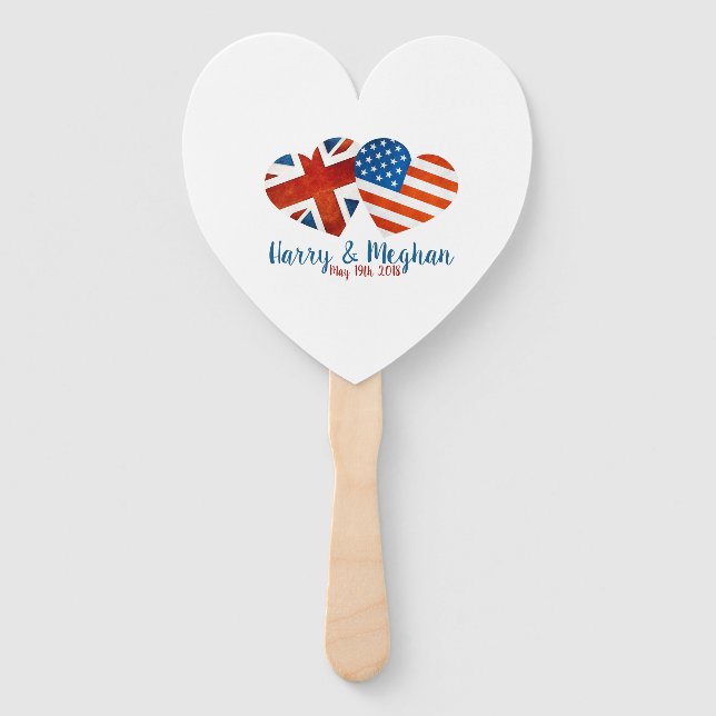 Harry & Meghan Wedding, 19. Mai 2018 Fächer (Vorderseite)