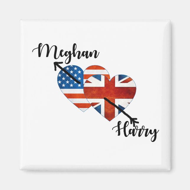 Harry & Meghan Wedding, 19. Mai 2018 Magnet (Vorne)