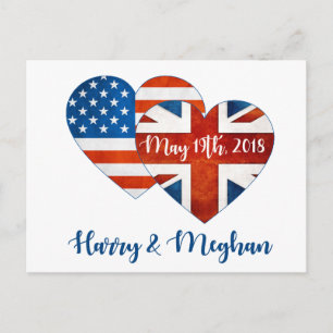 Harry & Meghan Wedding, 19. Mai 2018 Postkarte