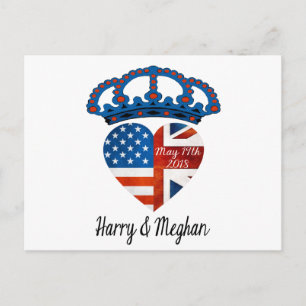 Harry & Meghan Wedding, 19. Mai 2018 Postkarte