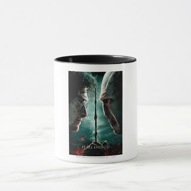 Harry Potter 7 Part 2 - Harry vs Voldemort Tasse (Zentrum)