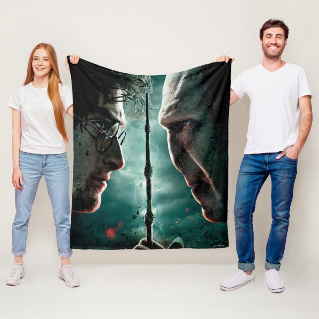 Harry Potter 7 Teil 2 - Harry gegen Voldemort Fleecedecke (Beispiel)