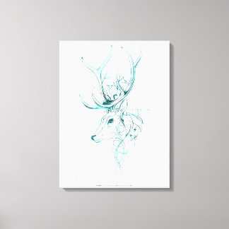 Harry Potter | Aguamenti Expecto Patronum Stag Leinwanddruck