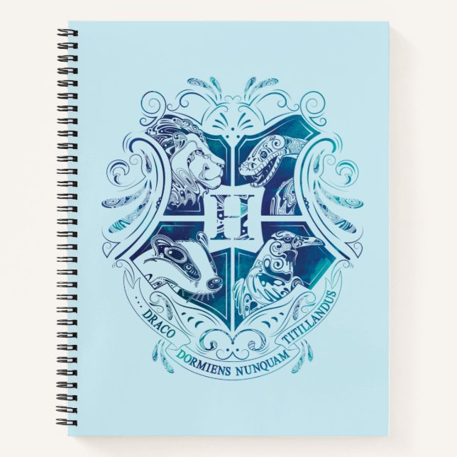 Harry Potter | Aguamenti HOGWARTS™ Crest Notizbuch (Vorderseite)