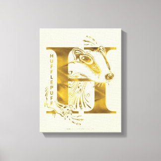Harry Potter | Aguamenti HUFFLEPUFF™ Grafik Leinwanddruck