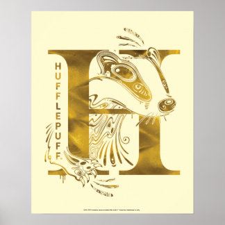 Harry Potter | Aguamenti HUFFLEPUFF™ Grafik Poster