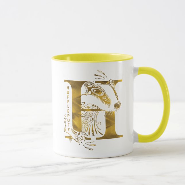 Harry Potter | Aguamenti HUFFLEPUFF™ Grafik Tasse (Rechts)