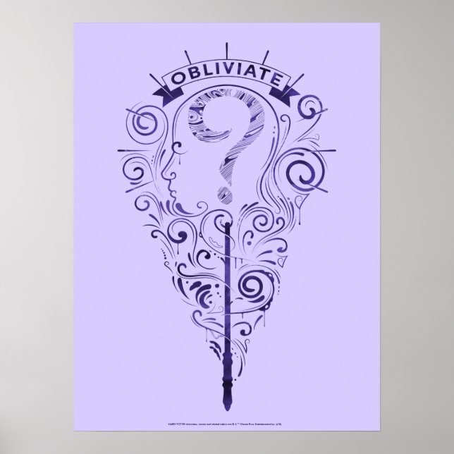 Harry Potter | Aguamenti Obliviate Graphic Poster (Vorne)