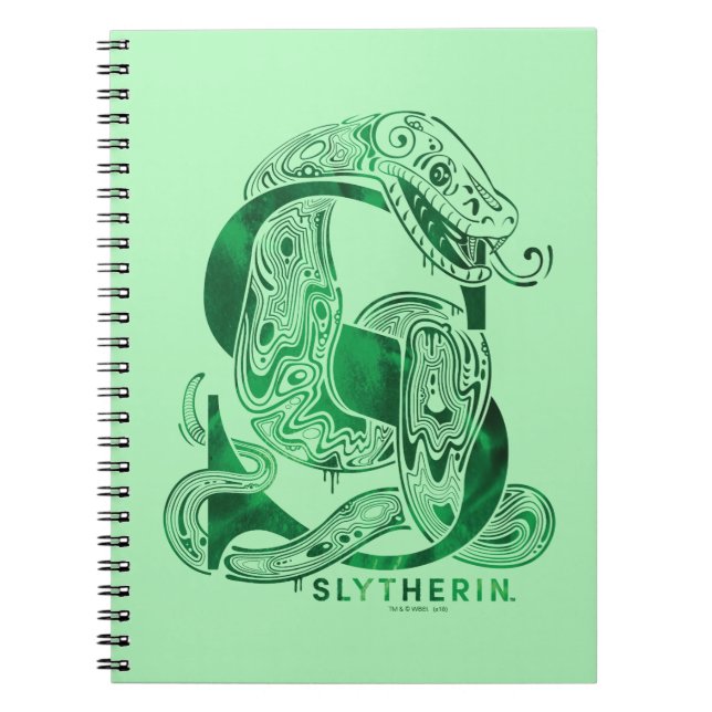 Harry Potter Aguamenti SLYTHERIN™ Graphic Notizblock (Vorderseite)
