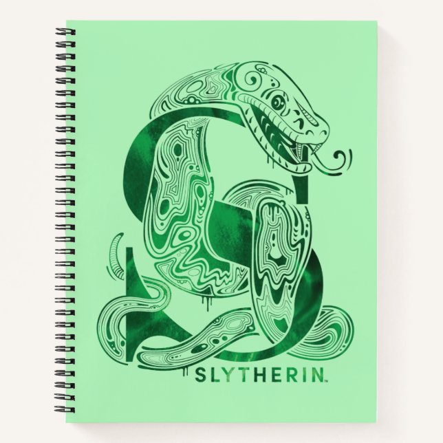 Harry Potter Aguamenti SLYTHERIN™ Graphic Notizbuch (Vorderseite)