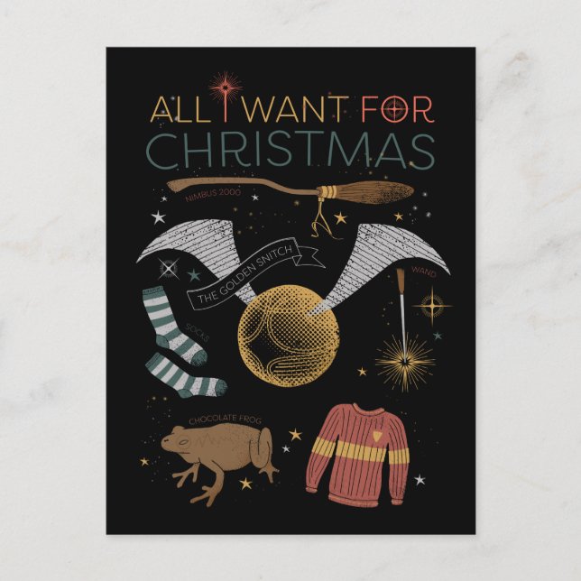 HARRY POTTER™ Alles, was ich zu Weihnachten will (Vorderseite)
