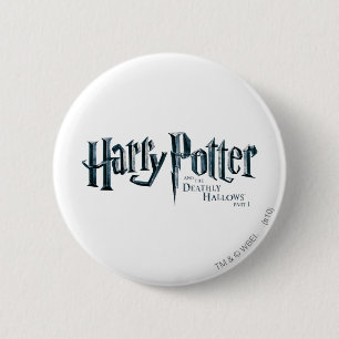 Harry Potter and the Deathly Hallows Logo 1 2 Button