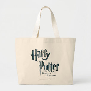 Harry Potter and the Deathly Hallows Logo 1 Jumbo Stoffbeutel