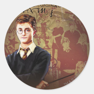 HARRY POTTER AND THE ORDER OF THE PHOENIX™ Collage Runder Aufkleber