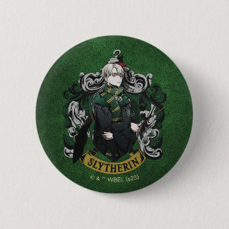 HARRY POTTER™ | Anime Draco Malfoy House Wappen Button