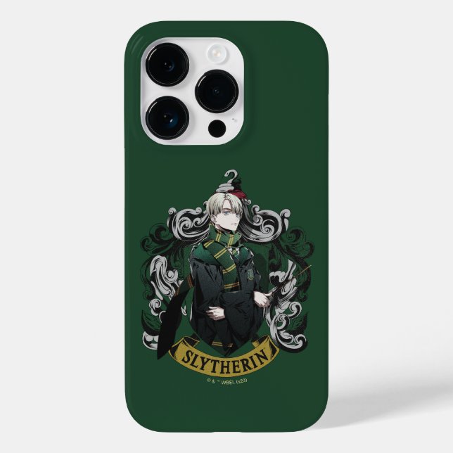 HARRY POTTER™ | Anime Draco Malfoy House Wappen Case-Mate iPhone Hülle (Rückseite)