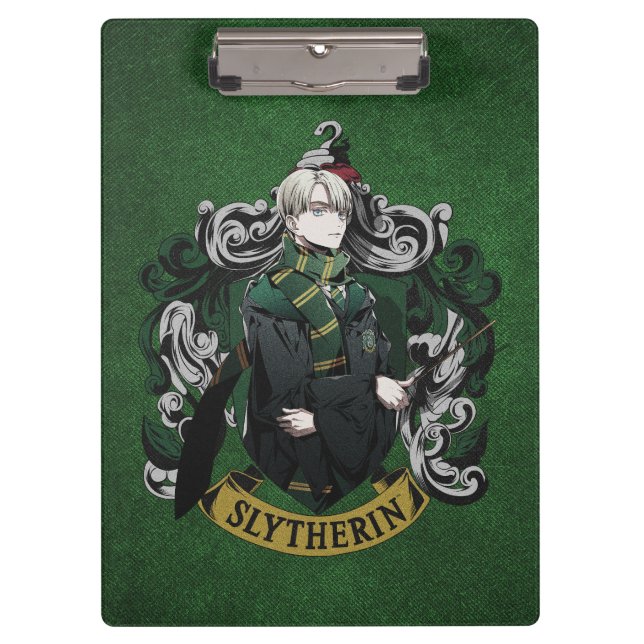 HARRY POTTER™ | Anime Draco Malfoy House Wappen Klemmbrett (Vorderseite)