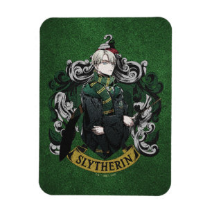 HARRY POTTER™   Anime Draco Malfoy House Wappen Magnet