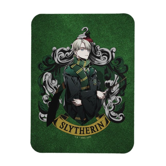 HARRY POTTER™ | Anime Draco Malfoy House Wappen Magnet (Vertikal)