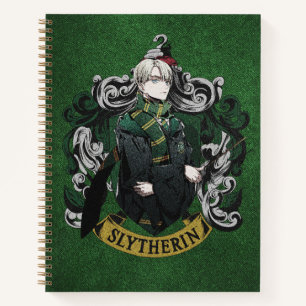 HARRY POTTER™   Anime Draco Malfoy House Wappen Notizbuch