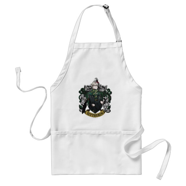 HARRY POTTER™ | Anime Draco Malfoy House Wappen Schürze (Vorne)