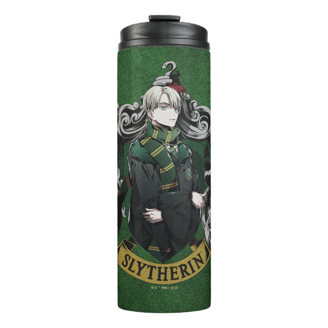 HARRY POTTER™ | Anime Draco Malfoy House Wappen Thermosbecher (Vorderseite)